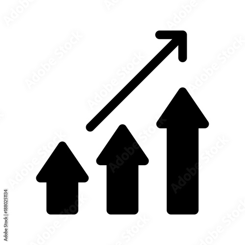 Trending Icon Vector Symbol Design Illustration