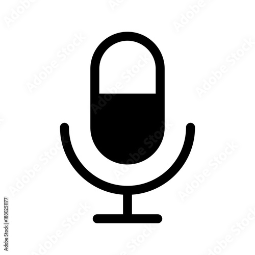 Podcast Icon Vector Symbol Design Illustration