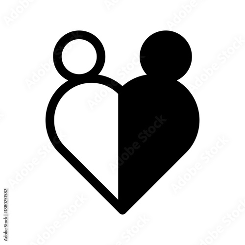 Intimacy Icon Vector Symbol Design Illustration