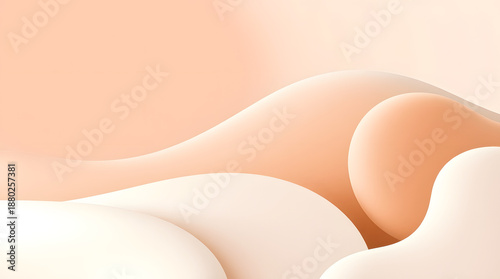 Organic Soft Neutral Abstract Background