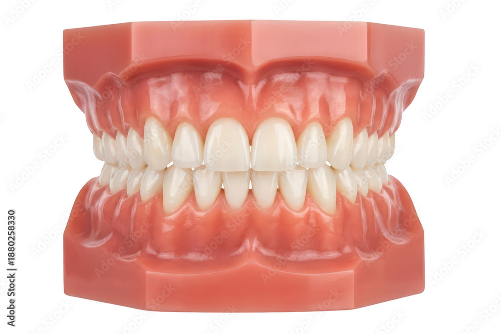 Obraz premium Dental Teeth Model Orthodontic Education Oral Anatomy