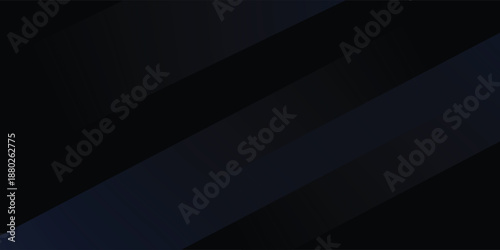 Modern black dark blue white abstract background. Minimal. Color gradient. Web banner. Geometric shape. 3d effect. Lines stripes triangles. Design. Futuristic. Metal metallic effect. Luxury. Premium.
