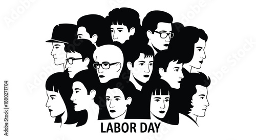 Diverse group promoting healthy lifestyle and drug-free choices