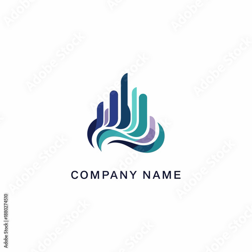 Modern Company Logo Design Element.