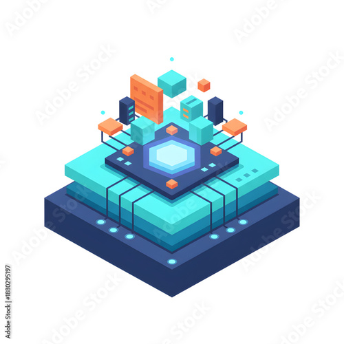 Global Digital Network and Connectivity Illustration