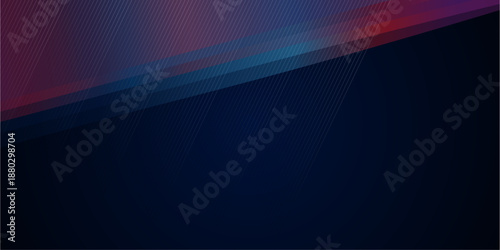Vector blue technology particles lines mesh lights background.