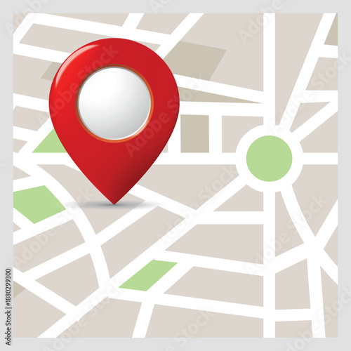 red pin indicating map location