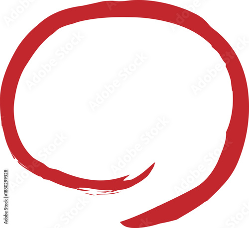 원-동그라미-채점-정답-시험채점-빨간펜-체크-중요표시-맞음-강조-낙서-브러쉬-붓터치-거친