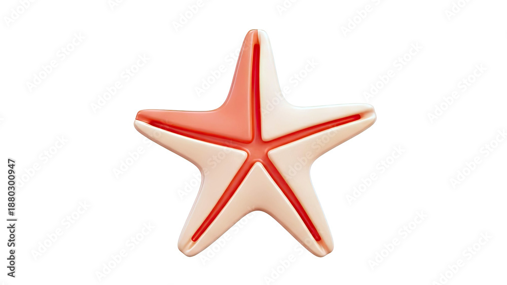 Fototapeta premium 3D Rendered Starfish