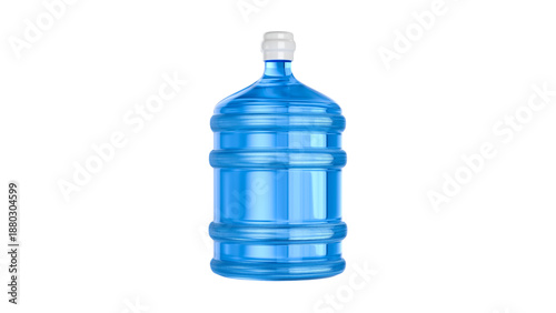 3D Large Plastic Water Gallon Bottle