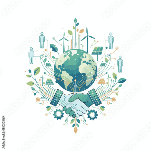 Sustainable Development through Algorithmic Partnership