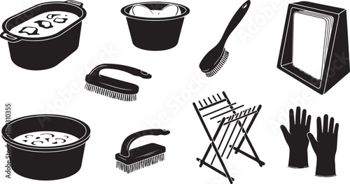 Cleaning Supplies and Tools for Household Chores and Maintenance