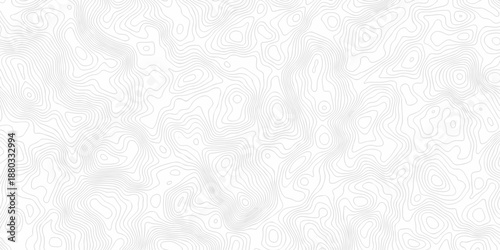 seamless space white and black location wave outline topography map diagram. paper counter map. vector hiking landscape geometric grid topo map texture background.