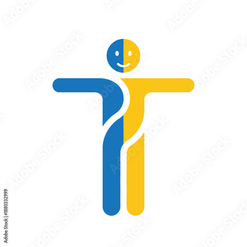 A human hand gently holding three interconnected colorful puzzle pieces against a plain white background.