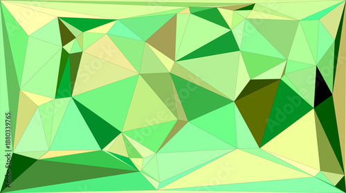 Green Abstract Polygon Background