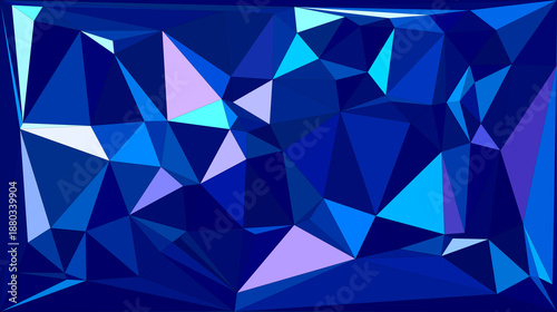 Dark Blue Abstract Geometric Background
