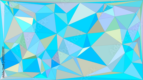 Blue Abstract Polygon Background