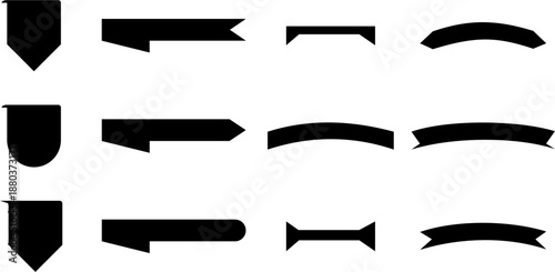 Classic wavy pink ribbon banner for elegant announcements, gift tags, or celebratory decorations, charming vector graphic.