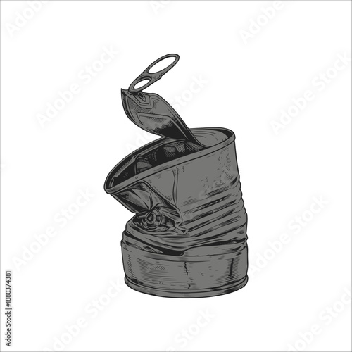 broken can image artwork handmade illustration