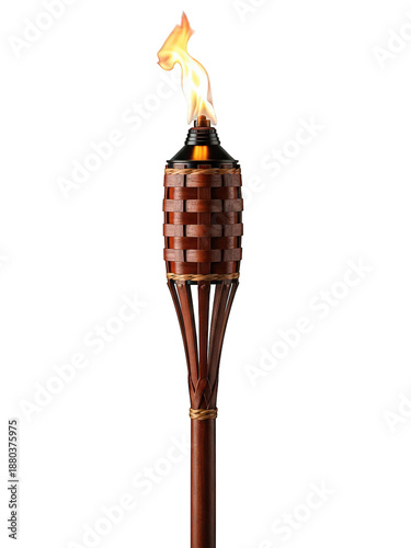 Wallpaper Mural Flaming tiki torch isolated on transparent background Torontodigital.ca