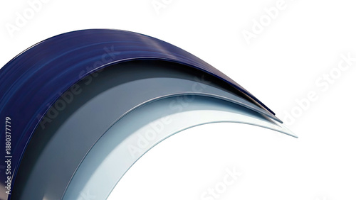 Abstract Blue Layers