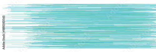 Abstract turquoise background with horizontal lines creating a sense of movement and fluidity
