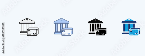 Transactions Multiple Icon Illustration Vector