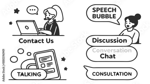 Contact us for discussion and consultation Vector