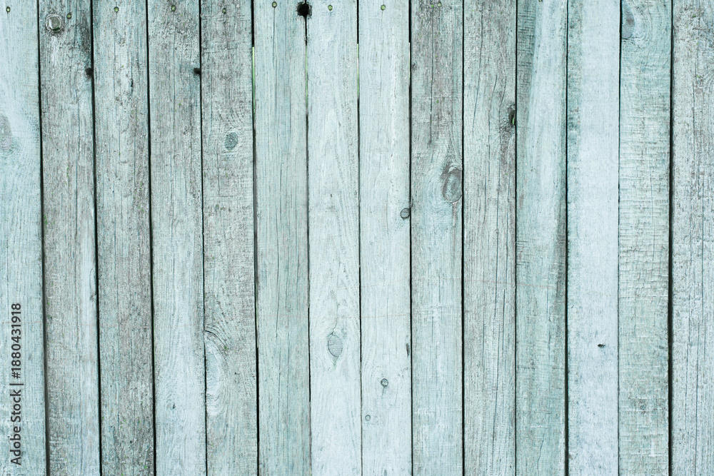 Fototapeta premium Rustic Blue Wooden Boards With Natural Grain