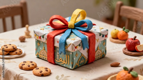 Festive Clay Style Parcel for Idul Fitri