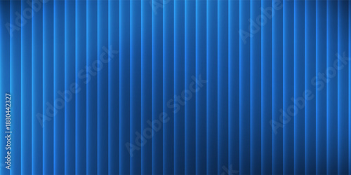 Simple blue abstract background, the look of stainless steel, circular lines on a blue simple abstract