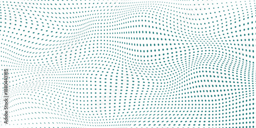 Abstract Dot Vector Gradient Blue Color Halftone Background Staggered Dots Pattern Design