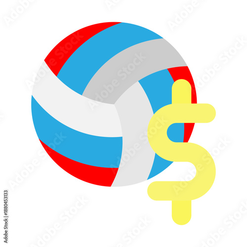 Sports Betting Vector Flat Icon Design