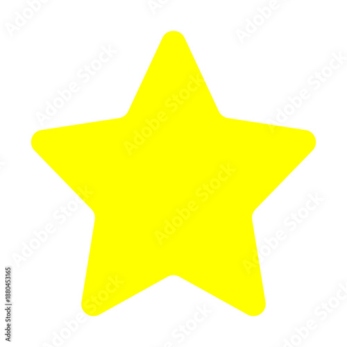 Lucky Star Vector Flat Icon Design