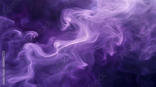 Purple Smoke Abstract Background Motion.
