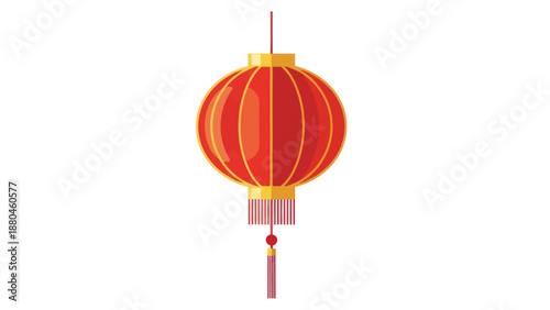 Traditional Red Chinese Lantern Festive Decoration