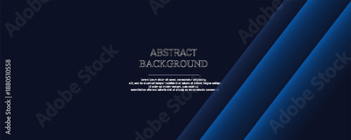 Dark blue modern business abstract background. Vector illustration design for presentation, banner, cover, web, flyer, card, poster, wallpaper, texture, slide, magazine, and powerpoint
