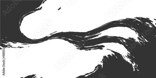 An eagle and black dragon vector illustration in a black and white tattoo design featuring grunge ink splashes, splatters, and a nature tree silhouette pattern with liquid paint textures