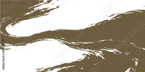 Abstract grunge background vector illustration featuring a fresh blue water splash with liquid ripples and clean white bubbles on a textured green nature surface