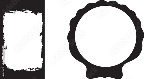 black and white grunge frames for photos