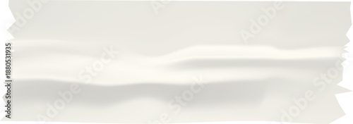 White adhesive tape strip with torn edges