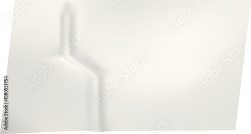 White crumpled paper surface showing abstract fold lines