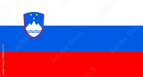 Slovenia national flag representing country identity and sovereignty