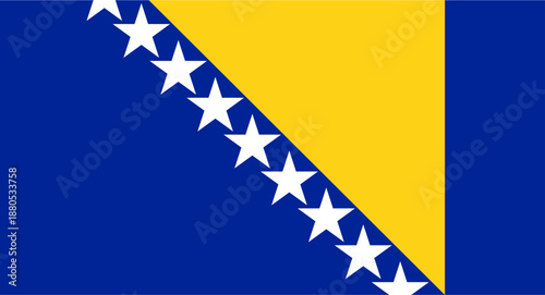 Bosnia and Herzegovina flag illustrating national symbolism and identity