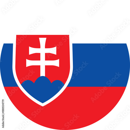 Slovakia flag icon representing national identity and country