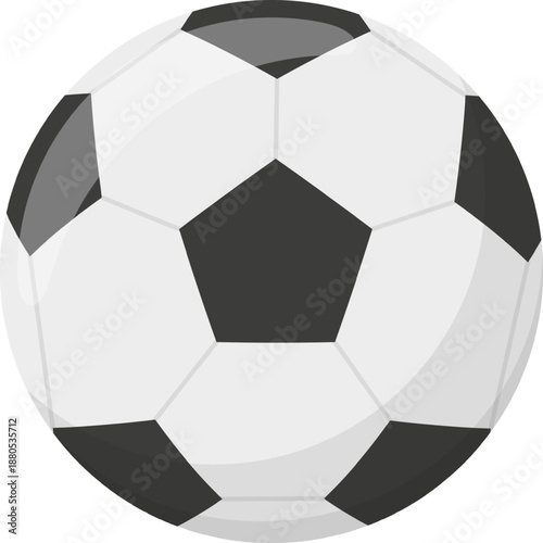 Classic soccer ball for team sports and game