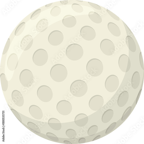 Golf ball with dimples for playing sport activity