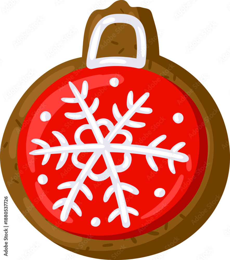 Fototapeta premium Gingerbread cookie decorating festive Christmas holiday season