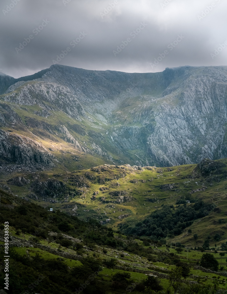Fototapeta premium mountain landscape with clouds