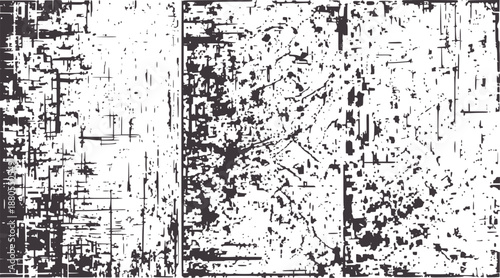 Wallpaper Mural A collection of grunge style raster text patterns in black and Torontodigital.ca